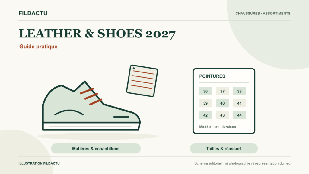 Morocco Leather & Shoes 2027 : préparer une collection de chaussures