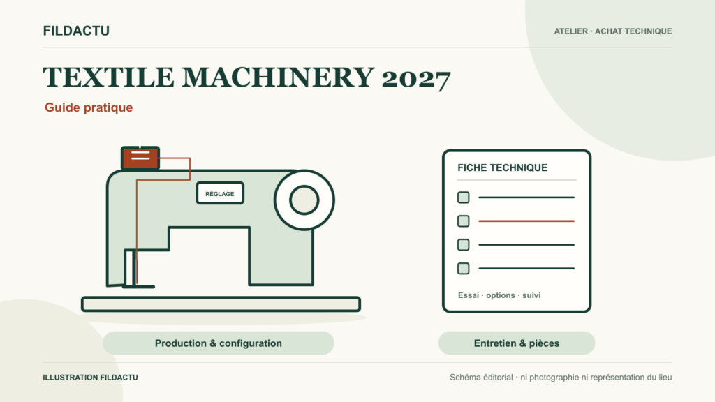 Morocco Textile Machinery 2027 : quelles questions poser avant d’acheter une machine ?